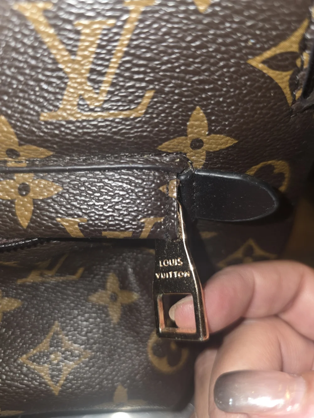 Unbranded  Mini Backpack in Brown and Gold